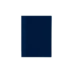 Verschlüsse, Rückseite dick, Tasche auf dem Vorderblatt A4 blau